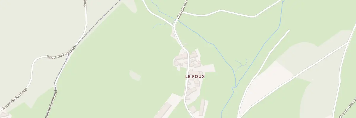 Plan du 5109 Le Foux à Aigueperse