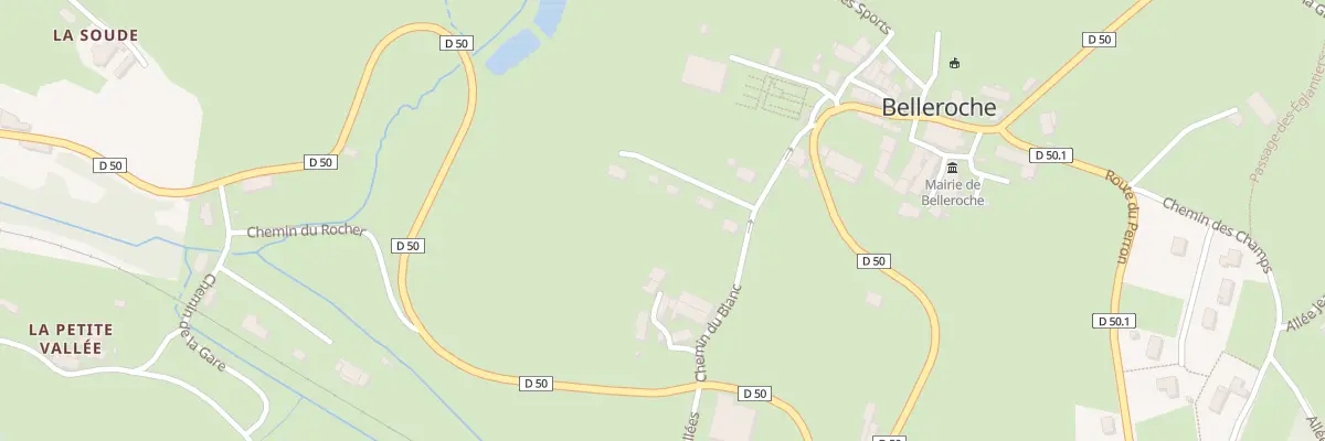 Plan du 61 Imp des Mésanges à Belleroche
