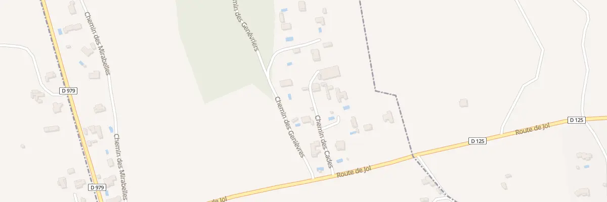 Plan du 147 Che des Cades à Uzès