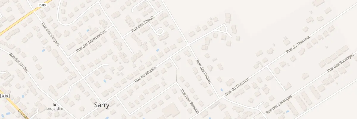 Plan du 21 Rue du Moulin à Sarry