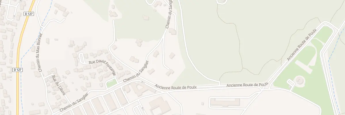 Plan du 380 Che du Sanglier à Nîmes