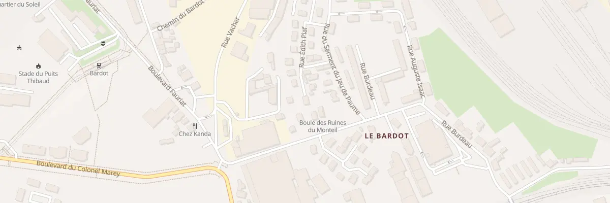 Plan du 26 Rue Edith Piaf à Saint-Étienne