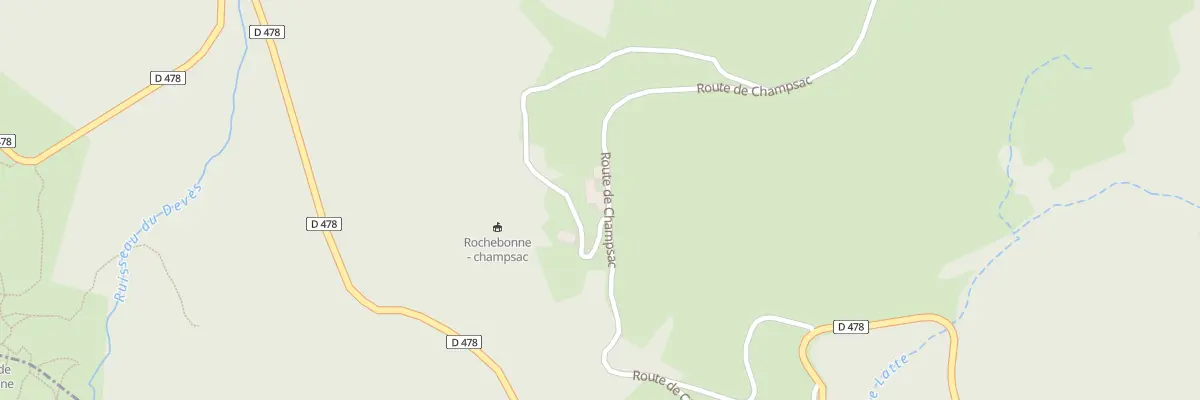 Plan du 910 Rte de Champsac à Saint-Jean-Roure