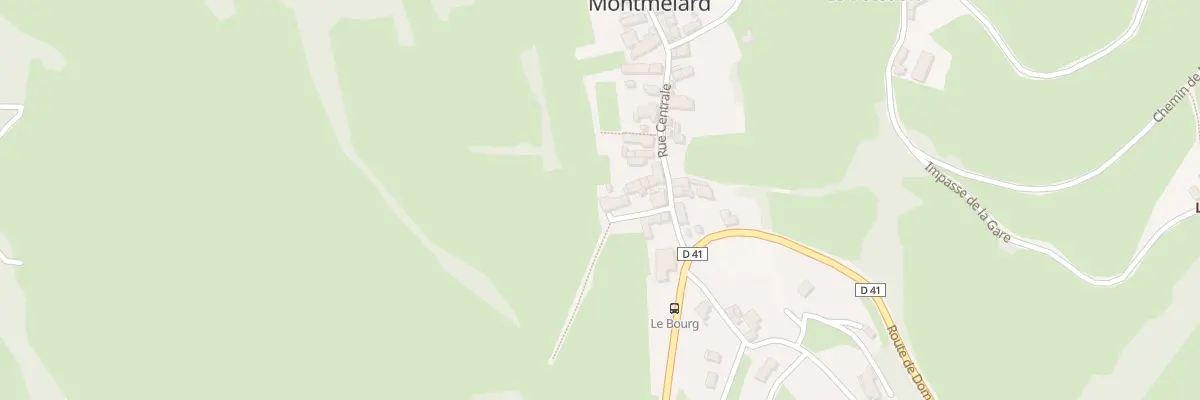 Plan du 42 Imp de l’Ancienne Poste à Montmelard