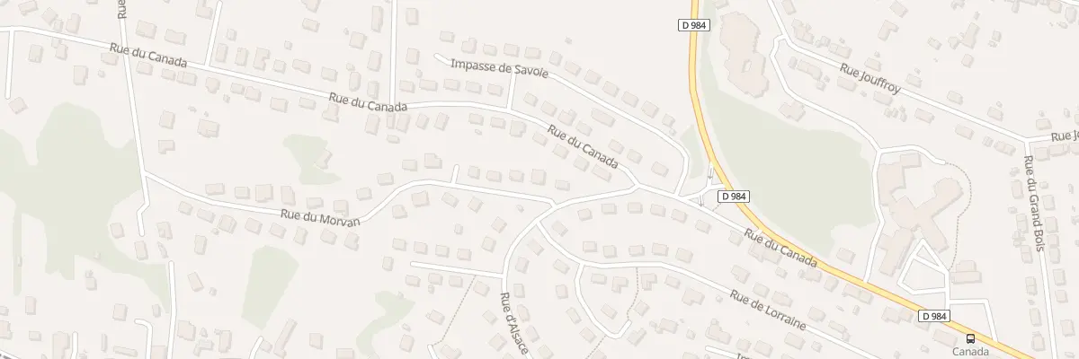 Plan du 2 Rue du Morvan au Creusot