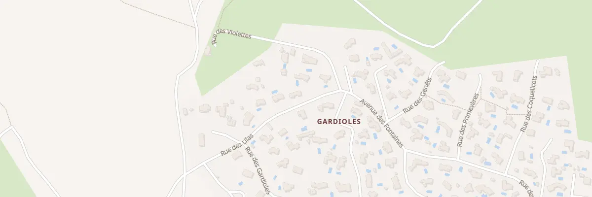 Plan du 5584 Rue des Lilas à Poulx