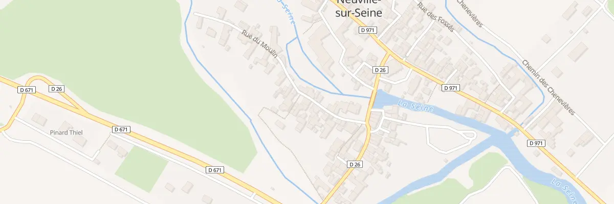 Plan du 13 Rue du Moulin à Neuville-sur-Seine