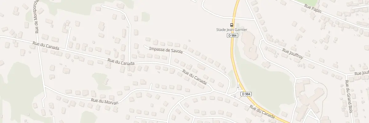 Plan du 36 Rue du Canada au Creusot