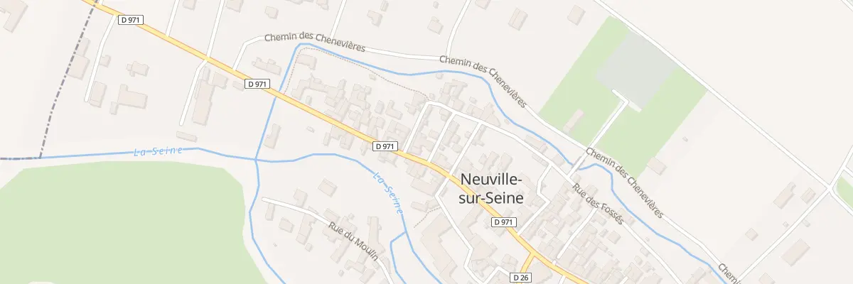 Plan du 1B Rue des Bricots à Neuville-sur-Seine