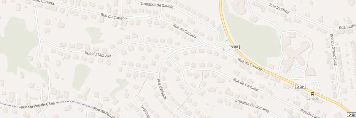 Plan du 38 Rue d’Alsace au Creusot