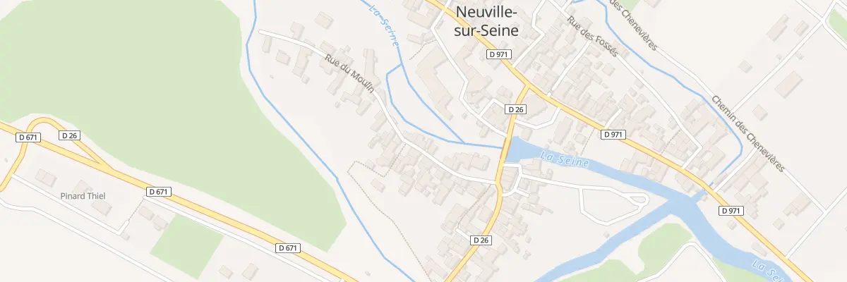 Plan du 8 Rue du Moulin à Neuville-sur-Seine