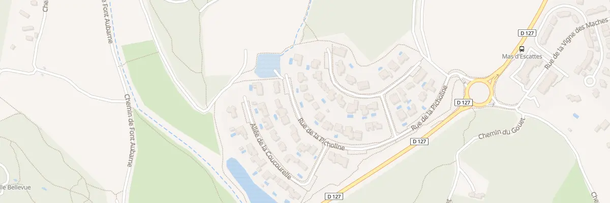 Plan du 448 Rue de la Picholine à Nîmes