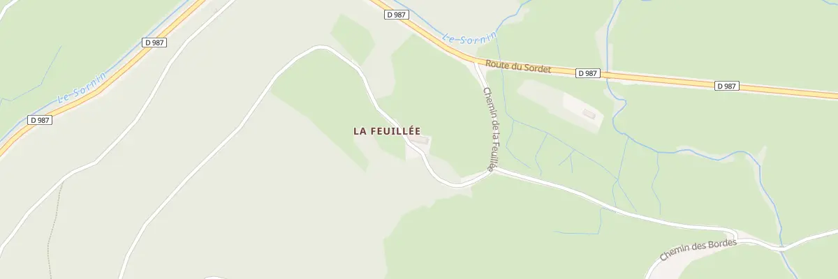Plan du 5068 La Feuillee à Aigueperse