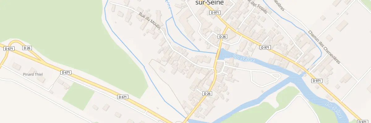 Plan du 7 Rue du Moulin à Neuville-sur-Seine