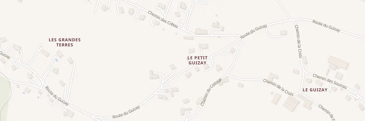 Plan du 3352 Rte du Guizay à Planfoy
