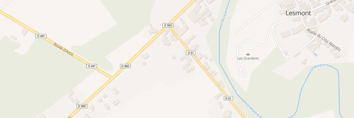 Plan du 6 Rte de Precy Notre Dame à Lesmont