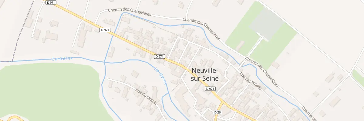 Plan du 2 Rue des Bricots à Neuville-sur-Seine