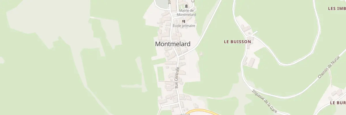 Plan du 128 Rue Centrale à Montmelard