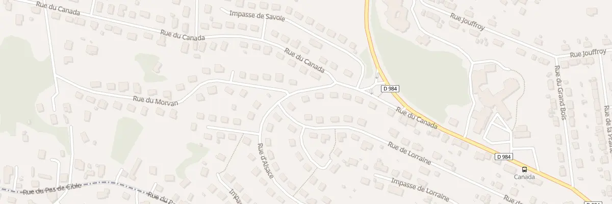 Plan du 40 Rue d’Alsace au Creusot