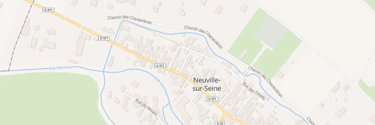 Plan du 4 Rue des Bricots à Neuville-sur-Seine
