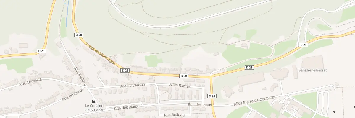 Plan du 20 Rte de Marmagne au Creusot