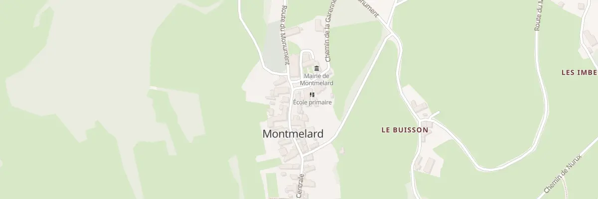 Plan du 27 Rue Centrale à Montmelard