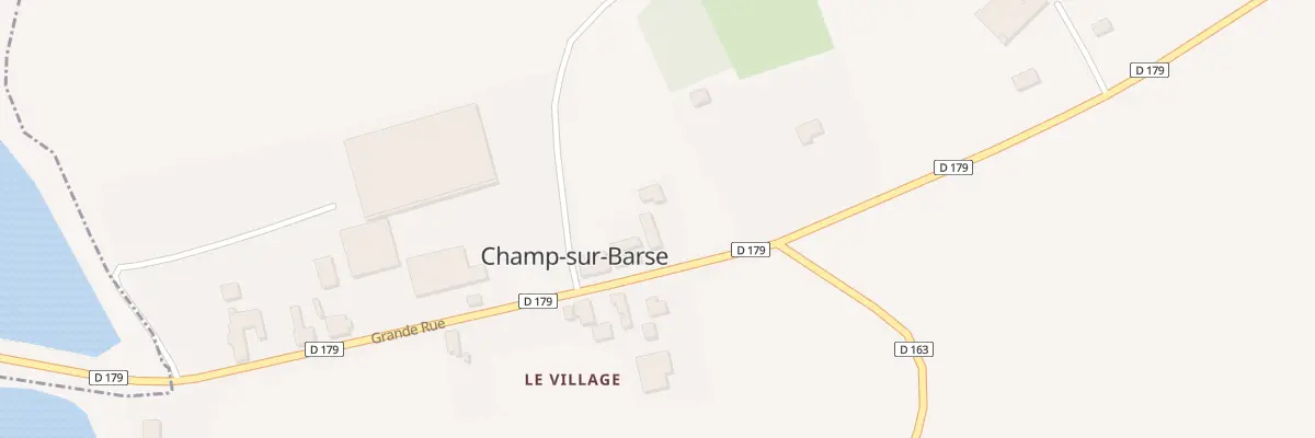 Plan du 15 Rue Grande Rue à Champ-sur-Barse