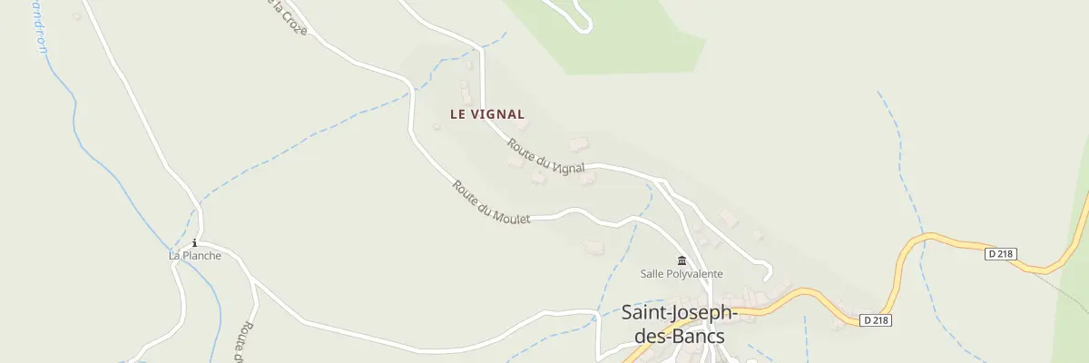 Plan du 5136 Le Vignal à Saint-Joseph-des-Bancs