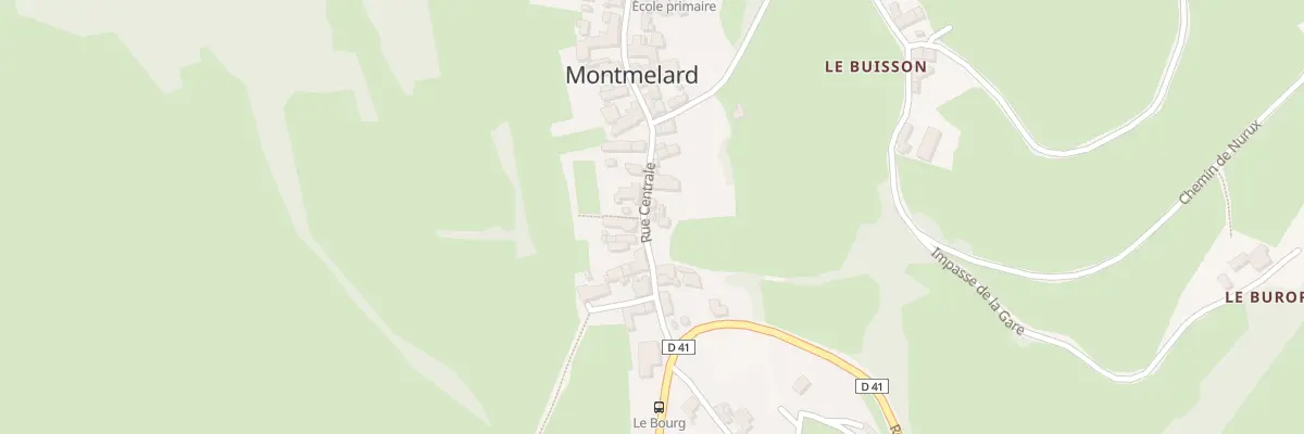 Plan du 193 Rue Centrale à Montmelard