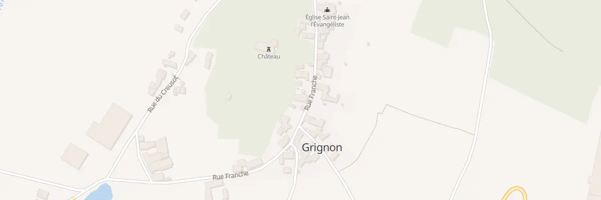 Plan du 13 Rue Franche à Grignon