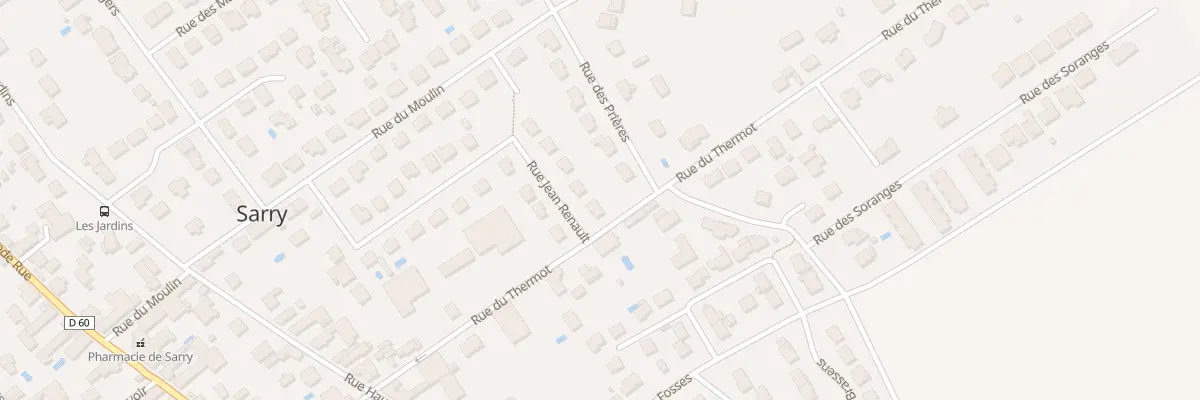Plan du 24 Rue Jean Renault à Sarry
