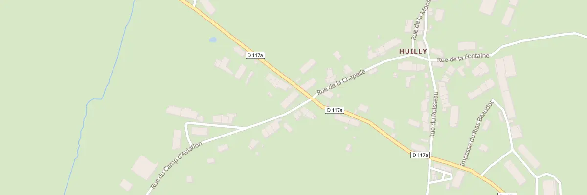 Plan du 2 Rue du Camp d’Aviation à Allerey