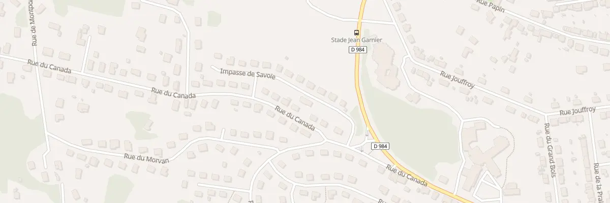 Plan du 5 Imp de Savoie au Creusot