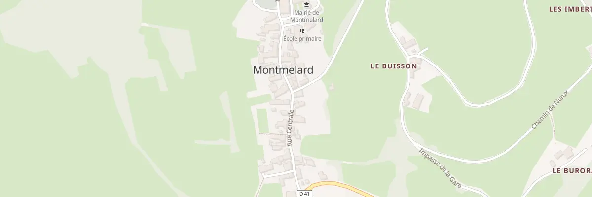 Plan du 141 Rue Centrale à Montmelard