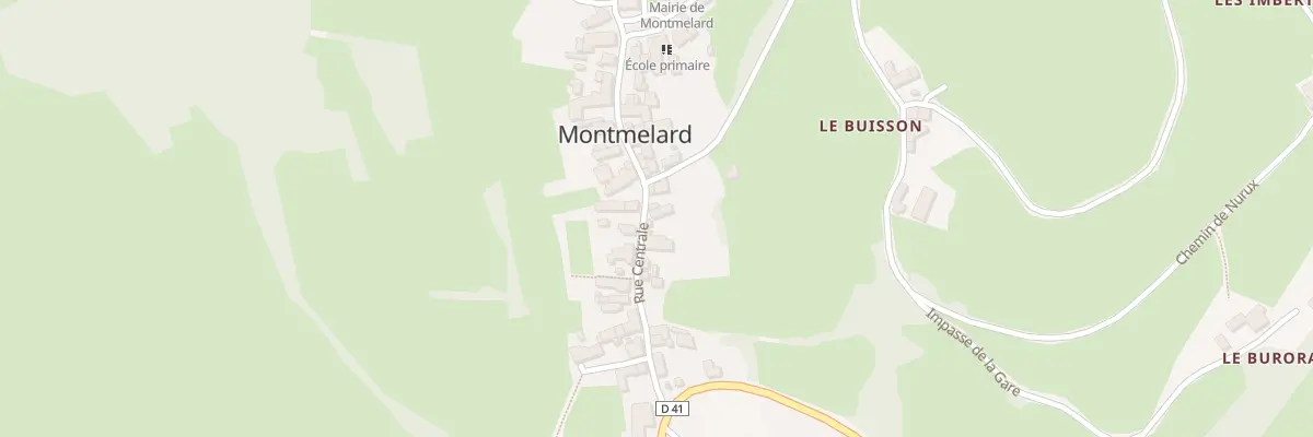 Plan du 151 Rue Centrale à Montmelard