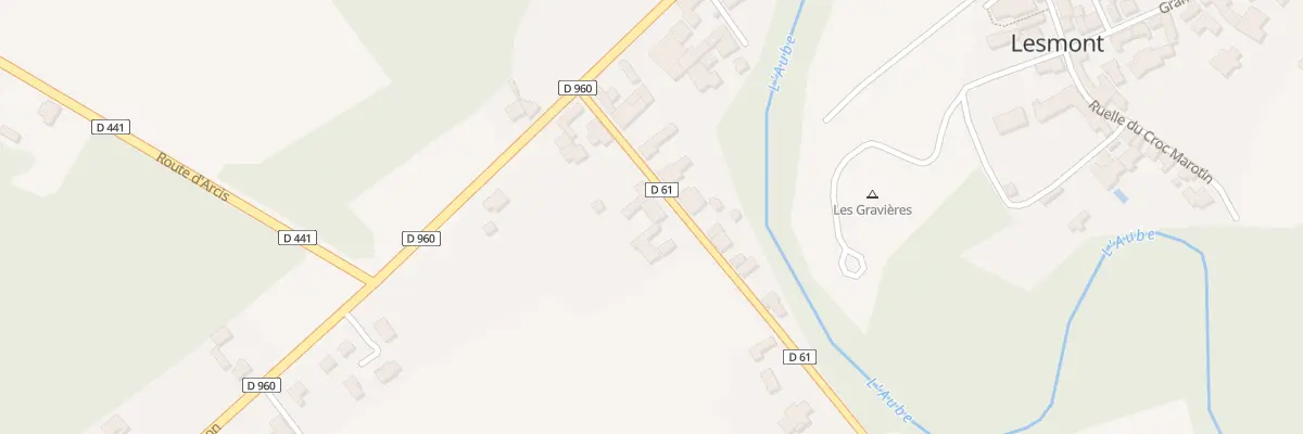 Plan du 8 Rte de Precy Notre Dame à Lesmont