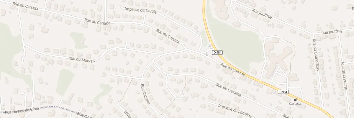 Plan du 42 Rue d’Alsace au Creusot