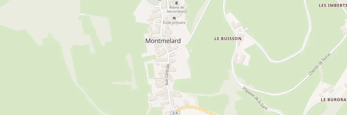 Plan du 5024 Le Bourg à Montmelard