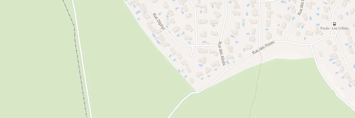 Plan du 768A Rue Zephyr à Poulx