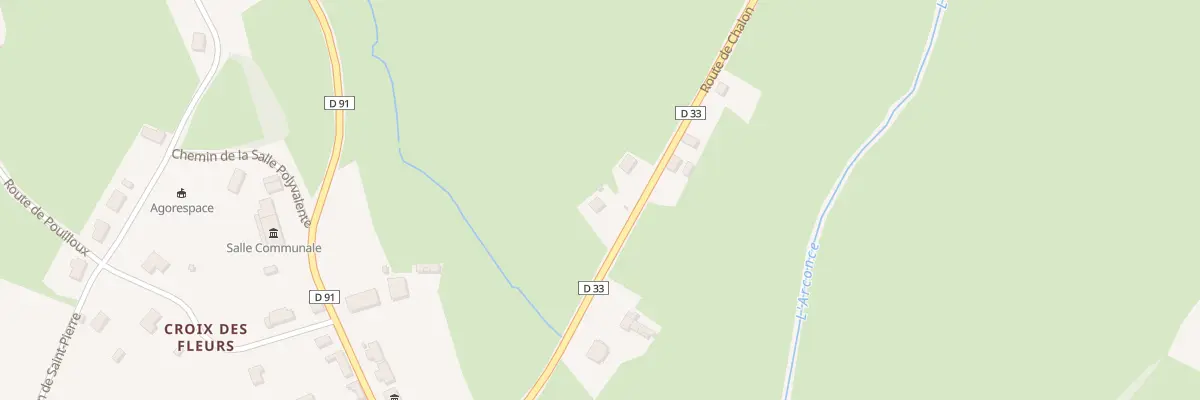 Plan du 295 Rte de Chalon au Rousset-Marizy