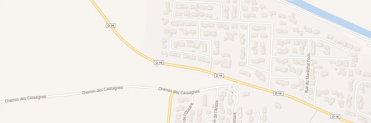 Plan du 9079 Rte de Generac à Saint-Gilles