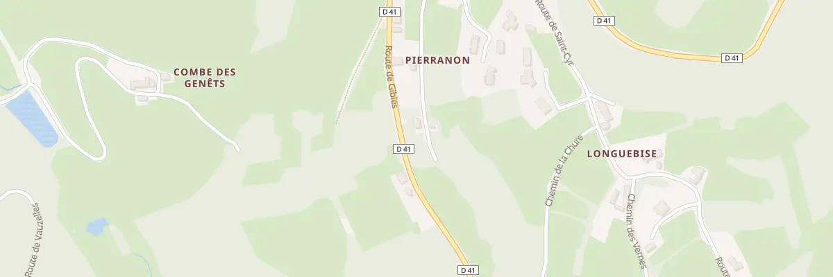 Plan du 226 Imp des Genêts à Montmelard