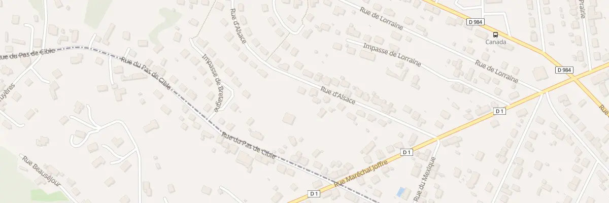 Plan du 17 Rue d’Alsace au Creusot