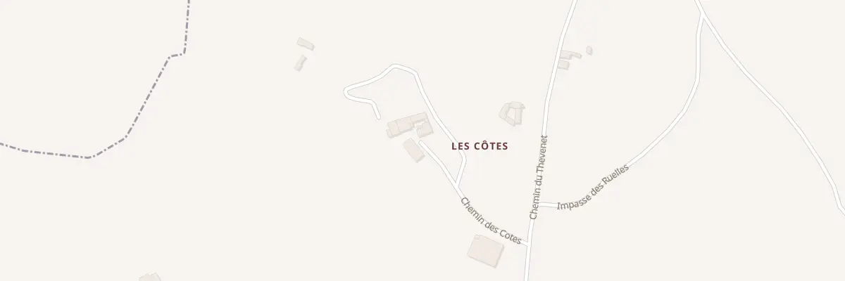 Plan du 5107 Les Cotes à Longessaigne