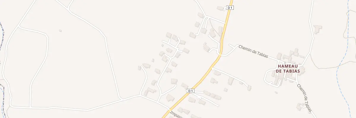 Plan du 8 Tabias à Lagorce