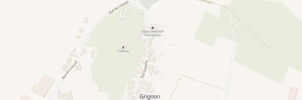 Plan du 14 Rue Franche à Grignon