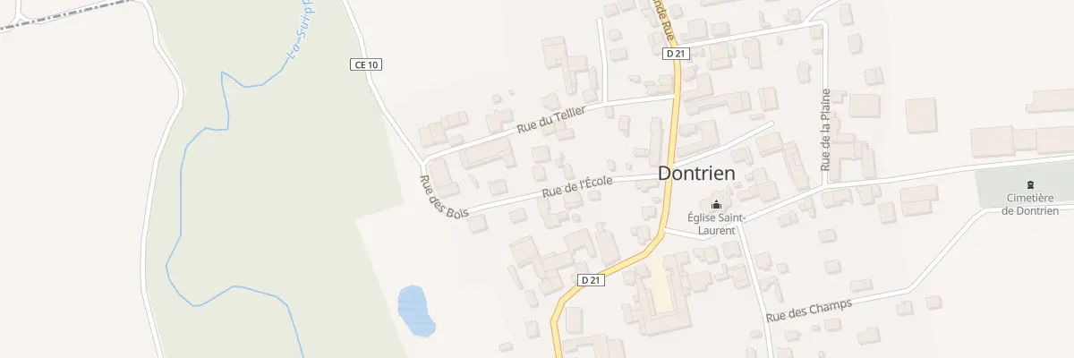 Plan du 12 Rue de l’Ecole à Dontrien