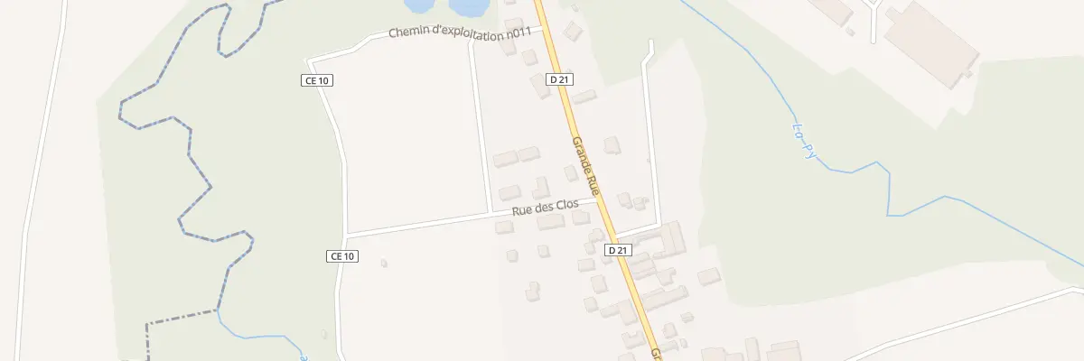 Plan du 4 Rue des Clos à Dontrien