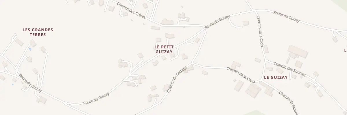 Plan du 3210 Rte du Guizay à Planfoy