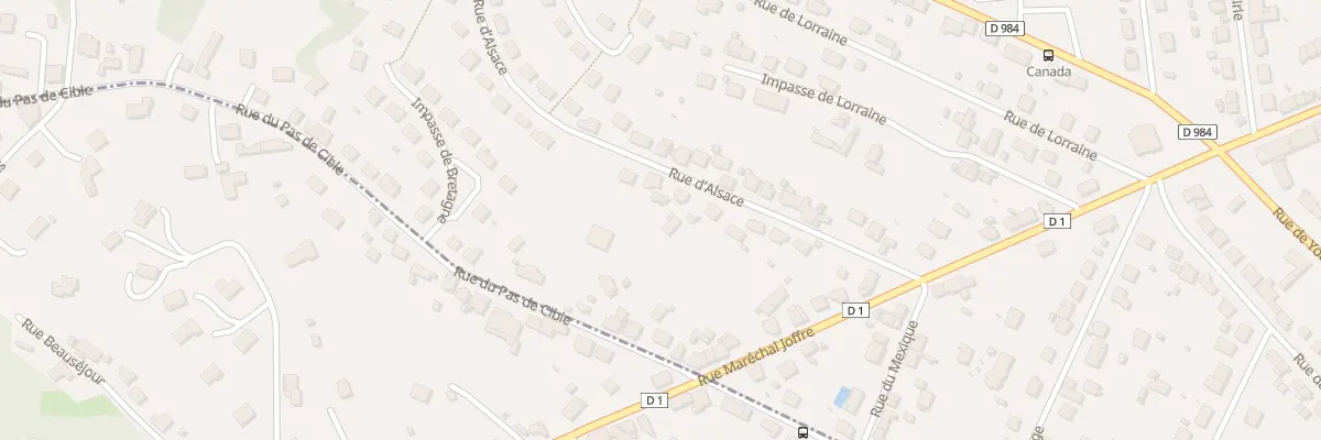 Plan du 15 Rue d’Alsace au Creusot
